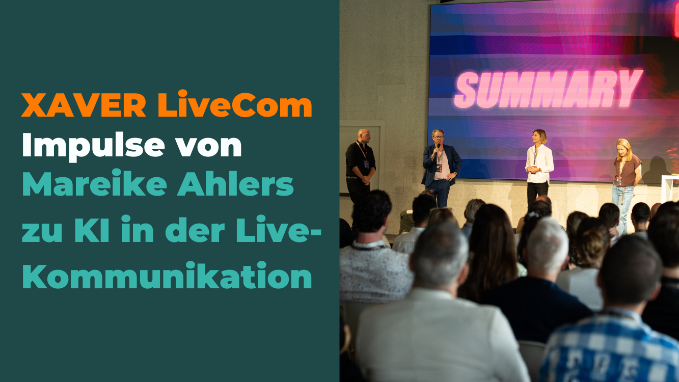 KI in der Live-Kommunikation - Impuls von Mareike Ahlers